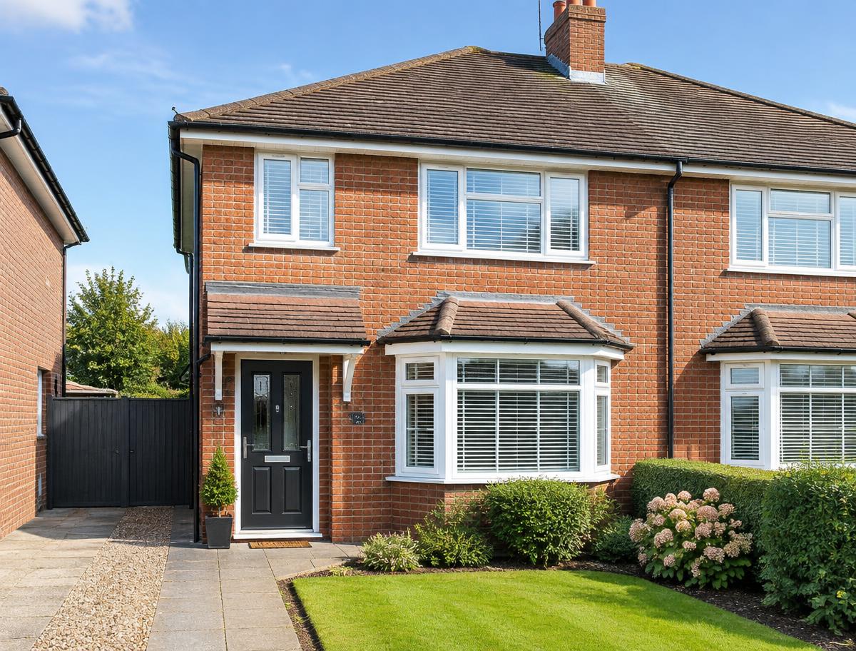 Well-maintained property exterior